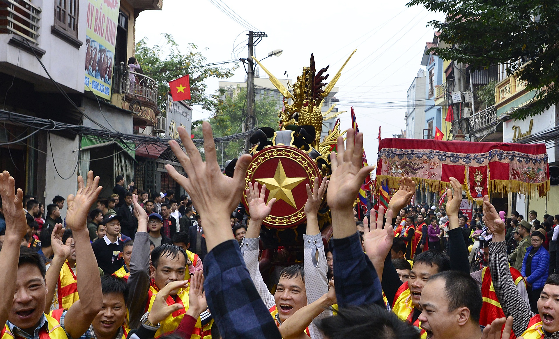 Ruoc phao o lang Dong Ky anh 4