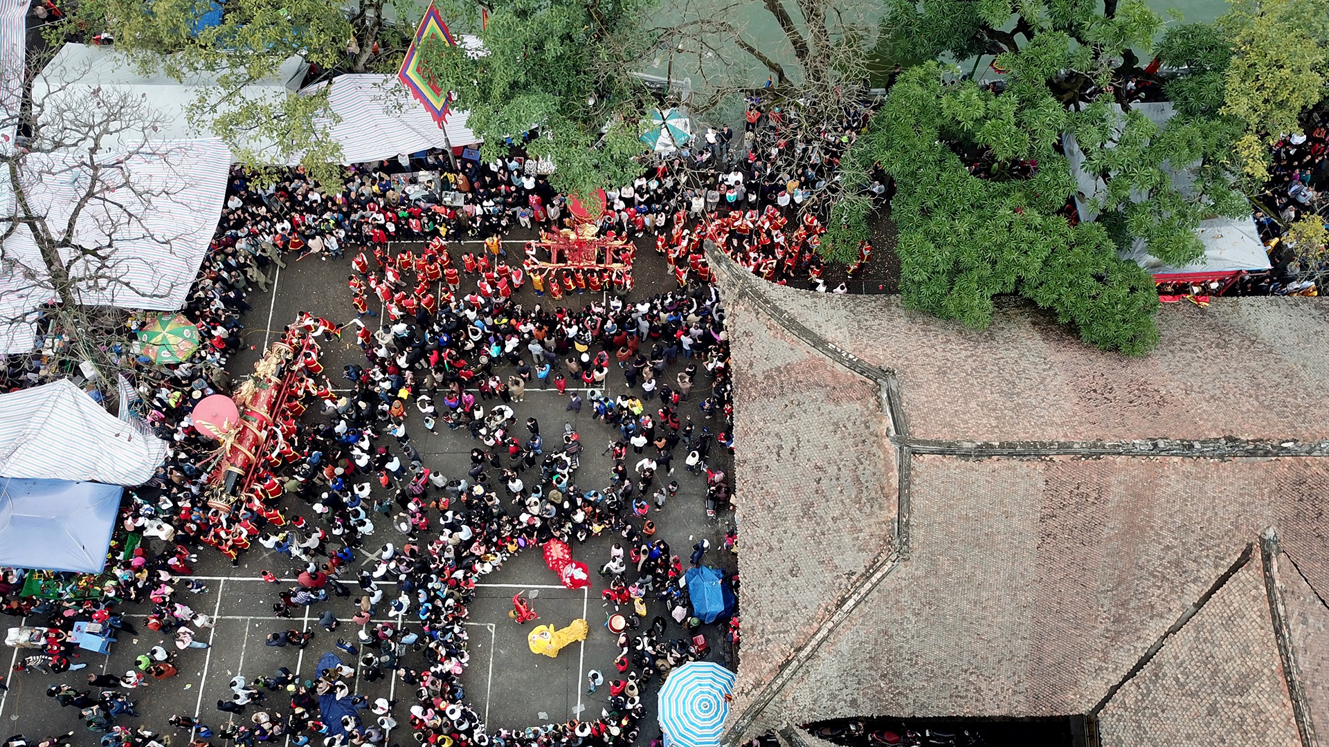 Ruoc phao o lang Dong Ky anh 13