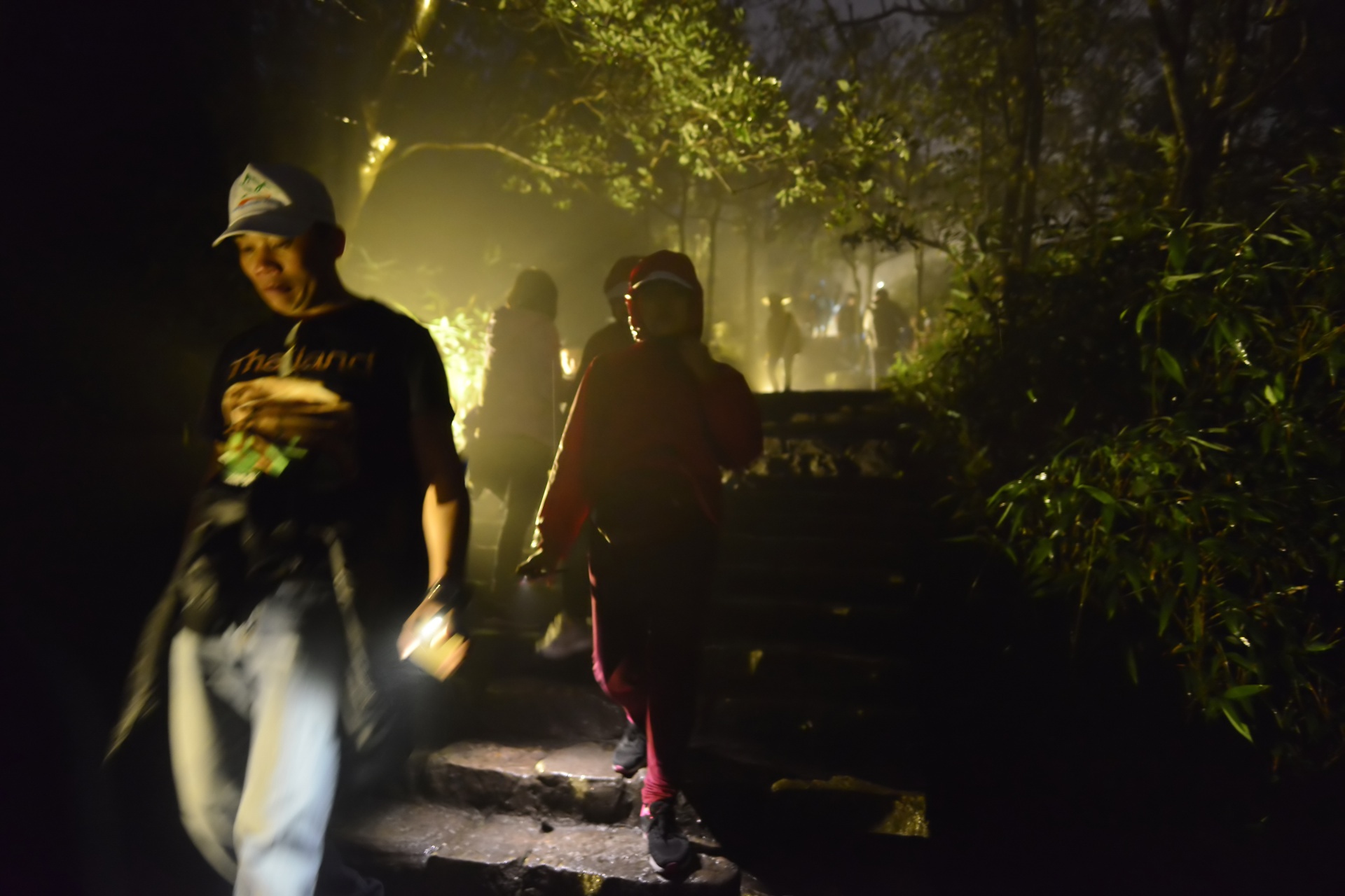 len dinh Yen Tu trong dem anh 6