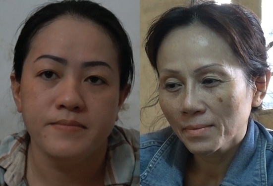 Nguoi phu nu giau ma tuy trong banh tieu di ban o Sai Gon hinh anh