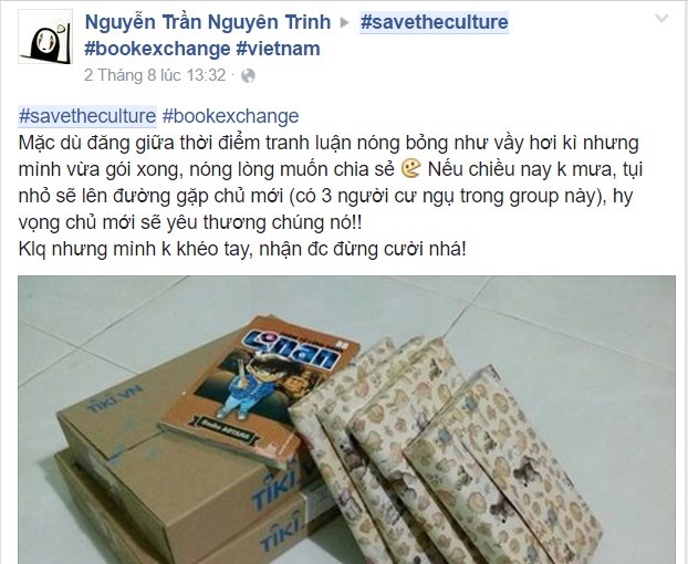 Phong trào tặng sách, #SaveTheCulture ảnh 2 Phong trao tang sach, #SaveTheCulture anh 2