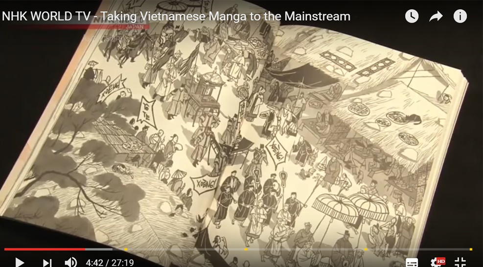 Truyen hinh Nhat lam phim ve su phat trien truyen tranh Viet hinh anh