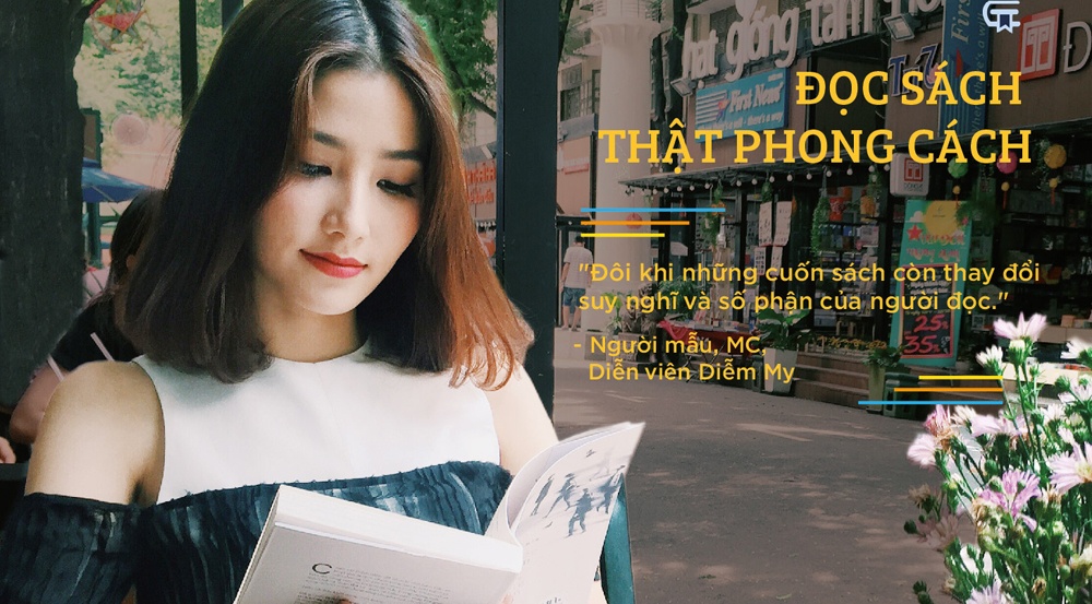 Nhieu nguoi dep cung 'Doc sach that phong cach' hinh anh