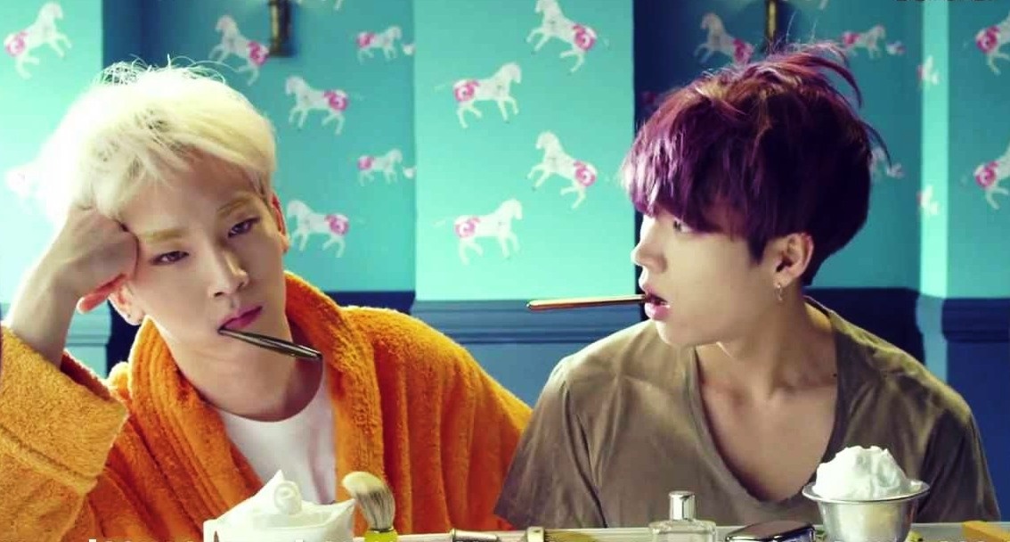 Key va Woohyun nhi nho trong MV moi hinh anh