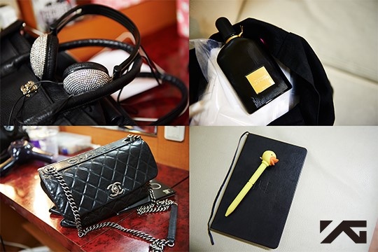 Các cô gái khoe với Starcast những vật dụng 