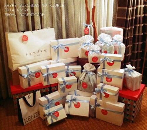 Nhóm Doremicode tặng Xiumin