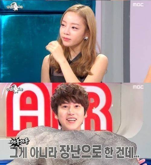 Hara khóc nức nở khiến các MC cảm thấy tội lỗi. Ảnh: soompi
