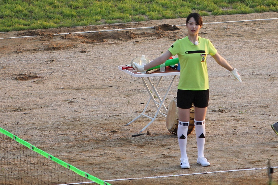Sulli trong một trò chơi của Running Man. Ảnh: functionlove
