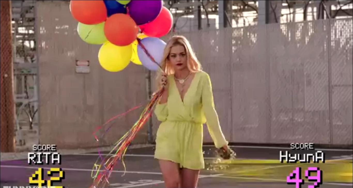 Dáng đi tiệc tùng của Rita.