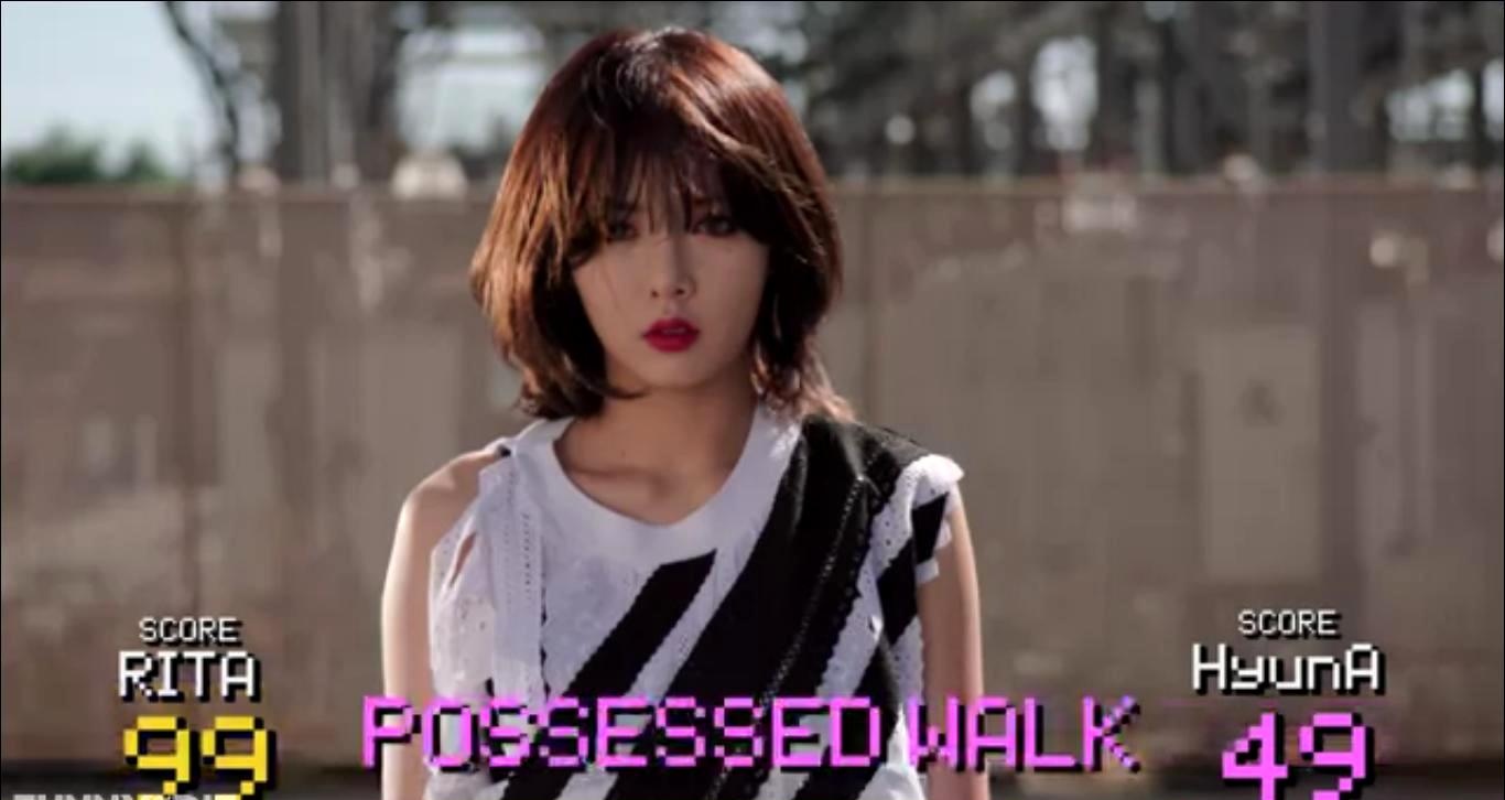 Cận cảnh vẻ quyến rũ của HyunA.