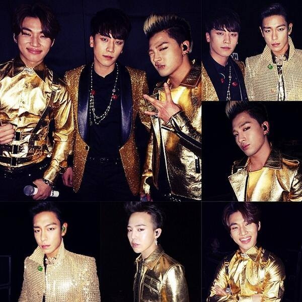 Big Bang diện đồ váng chóe. Ảnh: instagram