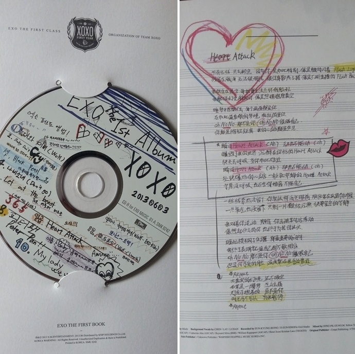 Đĩa CD được gài kèm vào tấm bìa chứ không để trong hộp đựng như thông thường. 