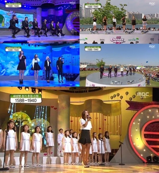 Chương trình ghi hình ngoài trời và trong studio. Ảnh: dkpopnews