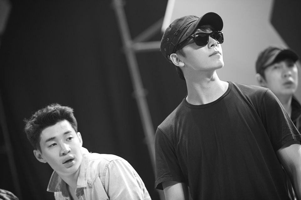 Các thành viên diễn tập.