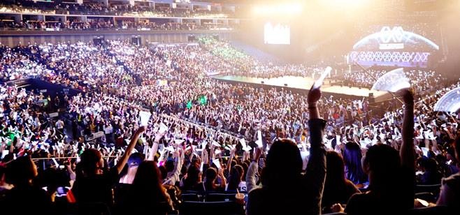 10.000 fan xứ Trung đã đến cổ vũ cho Comeback Show tại Thượng Hải. Ảnh: starnaver