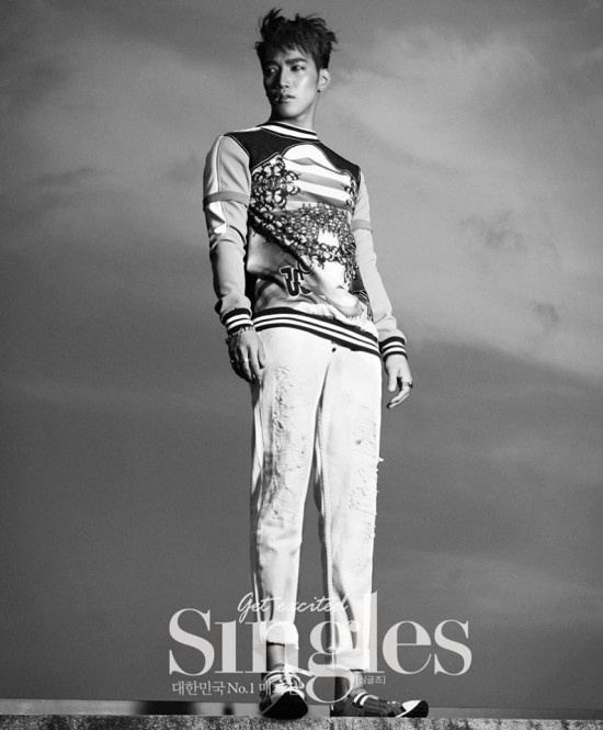 Jun.K nóng bỏng và cá tính trên tạp chí Singles.