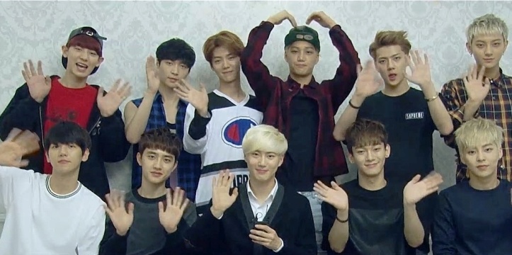 EXO gui thong diep concert khong co Kris hinh anh