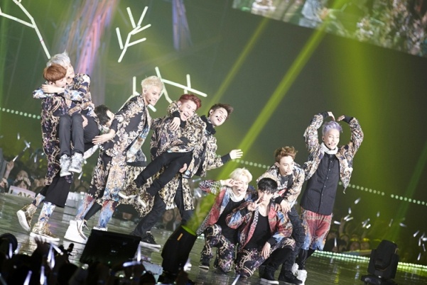 Fan that vong vi EXO hat nhep trong dem nhac rieng hinh anh