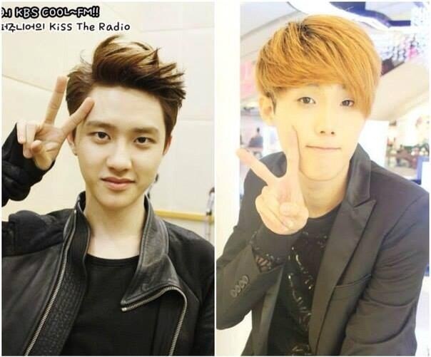 Minsoo (phải) cover D.O. Ảnh: tumblr