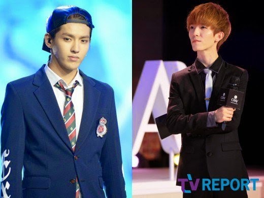 Quách Kính Minh (phải) xác nhận hợp tác với Kris. Ảnh: TVreport