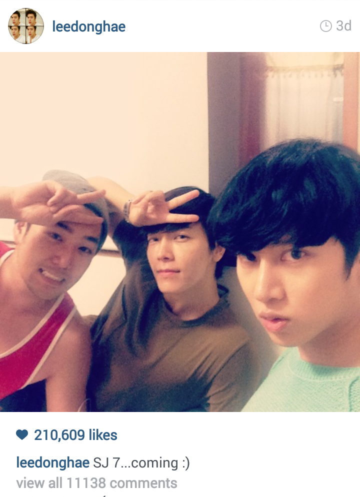 Donghae liên tục
