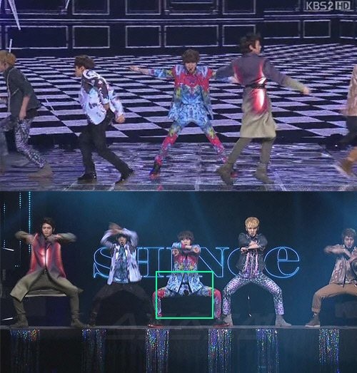 Ngoài việc quên kéo khóa quần, sao nam Kpop cũng không hiếm lần phát xấu hổ vì sự cố trang phục. Taemin (SHINee) diễn rất sung trên sân khấu KBS Gayo Dejun 2013 mà không hay biết về chiếc quần phản chủ. Màn trình diễn truyền hình trực tiếp nên hàng trăm nghìn khán giả đã chứng kiến cảnh quẩn Taemin rách ngay phần nhạy cảm. Về sau, video ghi lại màn trình diễn còn bị “chế” thành sự cố “lộ hàng” tồi tệ hơn. 