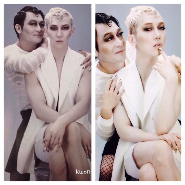 Vai diễn đòi hỏi Jo Kwon phải trang điểm đậm và mặc váy. Ảnh: instagram