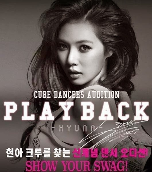 Công ty Cube tổ chức cuộc thi tuyển dancer phụ họa rầm rộ cho ca khúc mới của nữ hoàng sexy. Ảnh: Cube