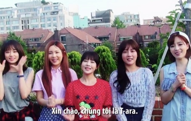 T-ara hon ho noi tieng Viet chao fan hinh anh
