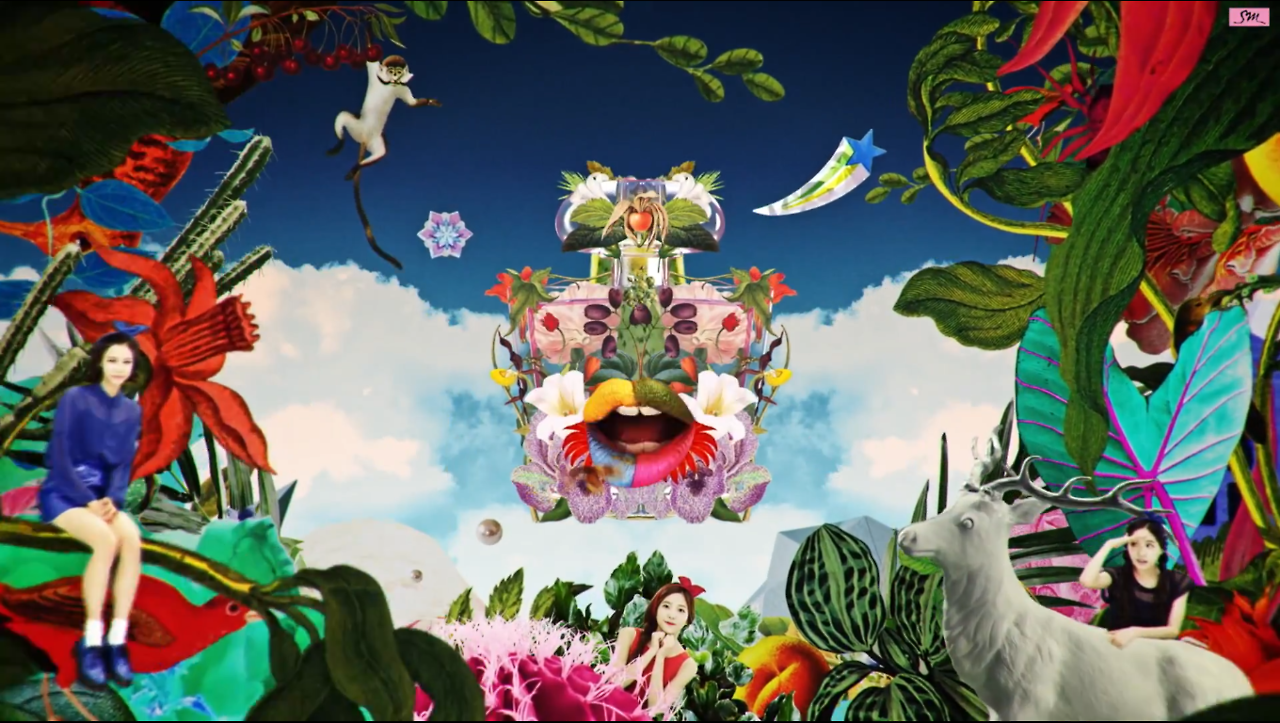 MV lấy khung cảnh thiên nhiên, núi rừng. 