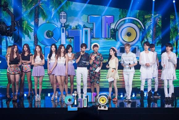Inkigayo là một trong số show ca nhạc tuần quen thuộc với fan Kpop. Ảnh: fanpica