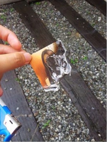 Fanboy đốt ảnh của thần tượng một thời.