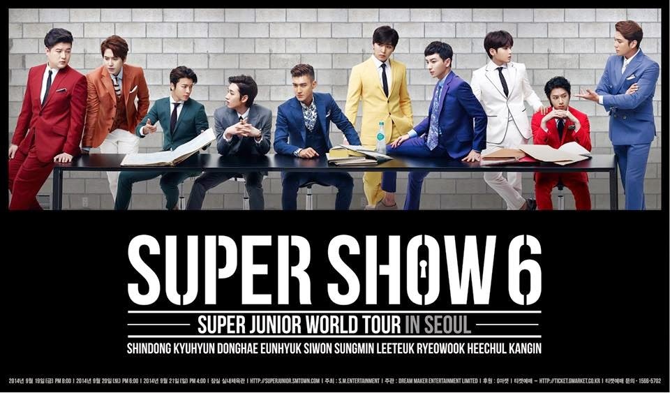Tour diễn Super Show 6 sẽ khởi động vào ngày 19/9 tại Seoul.