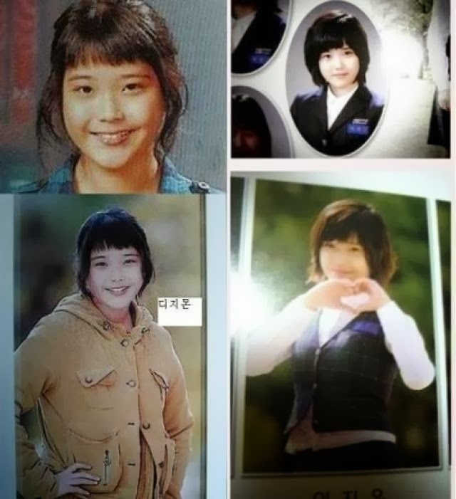 IU là mẫu hình ca sĩ khá lý tưởng, khi cô vừa có thể hát, lại có ngoại hình xinh xắn. Nhưng không phải lúc nào IU cũng sở hữu thân hình mảnh mai, gương mặt trái xoan như hiện tại. Những tấm ảnh trước khi cô ra mắt cho thấy, IU từng rất đáng yêu với đôi má bầu bĩnh. 