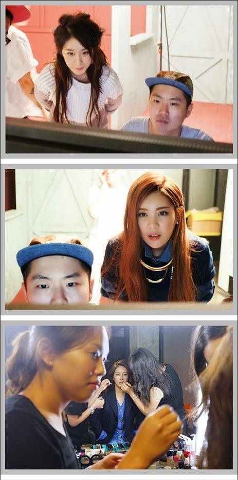 Em út Jiyeon đầu bù tóc rối.