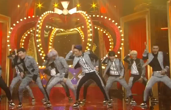 Shirt + MAMACITA (Music Bank live 29/8/2014) - Super Junior hinh anh