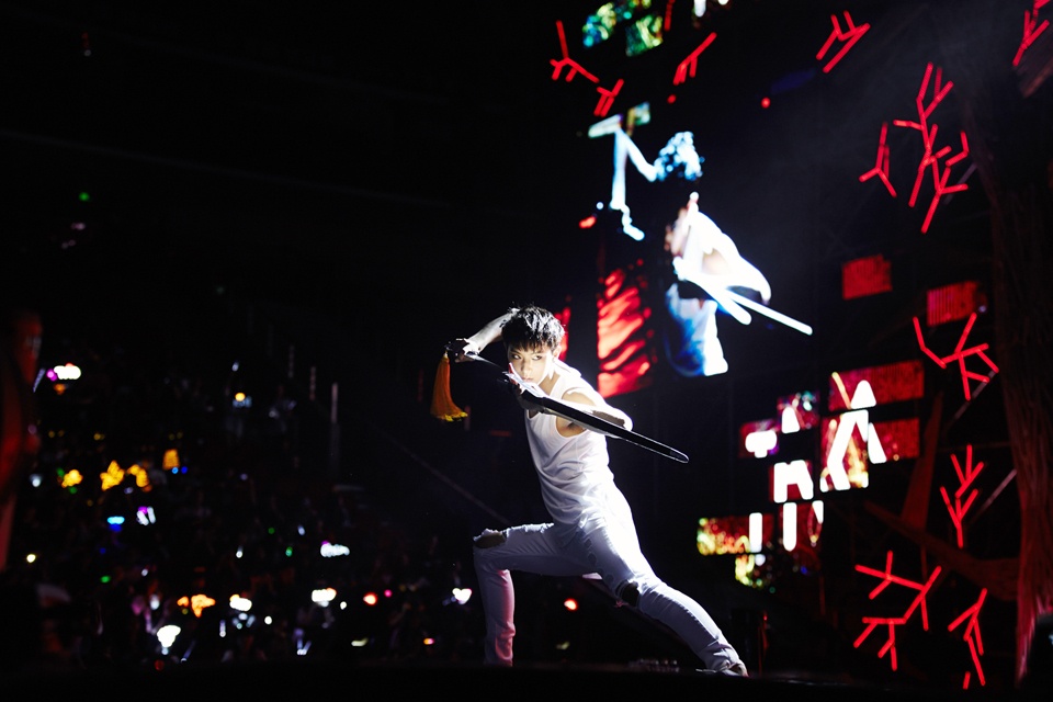 Thành viên người Trung Quốc, Tao, biểu diễn võ thuật. 