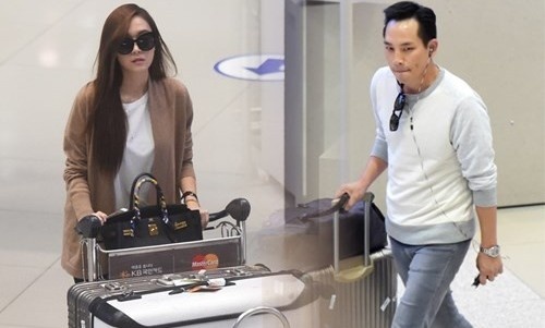 Jessica tu My ve cung ban trai, 8 nguoi SNSD di Trung Quoc hinh anh