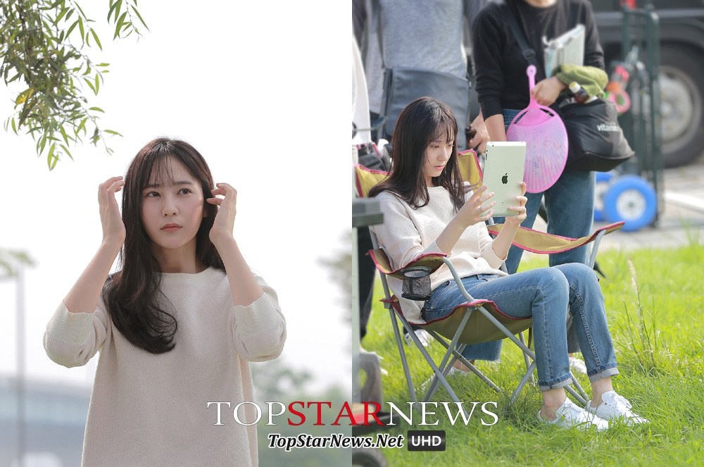 Krystal ở trường quay My LoveLy Girl.