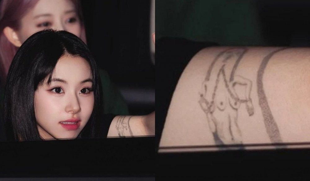 Hinh xam moi gay tranh cai cua Chaeyoung (TWICE) hinh anh