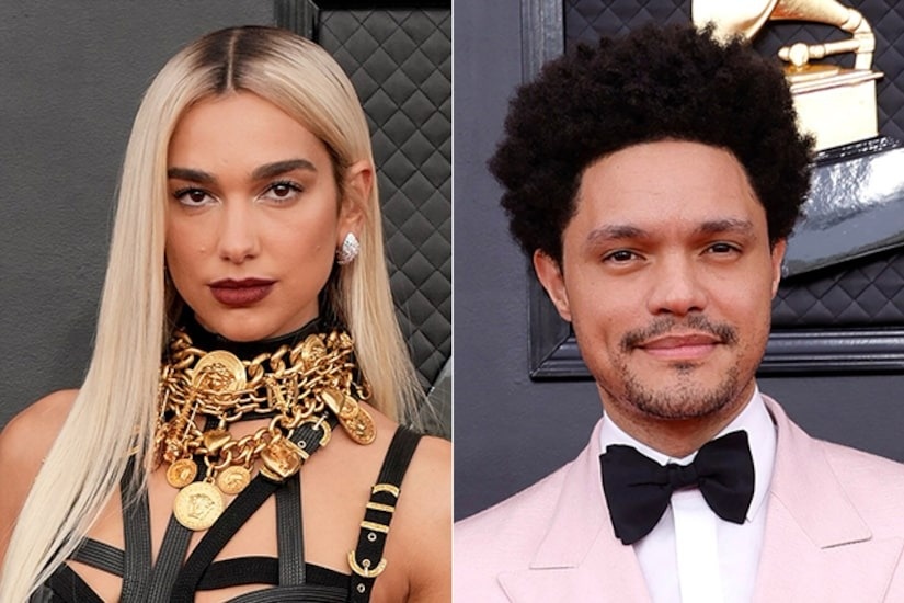 Bang chung Dua Lipa hen ho Trevor Noah hinh anh