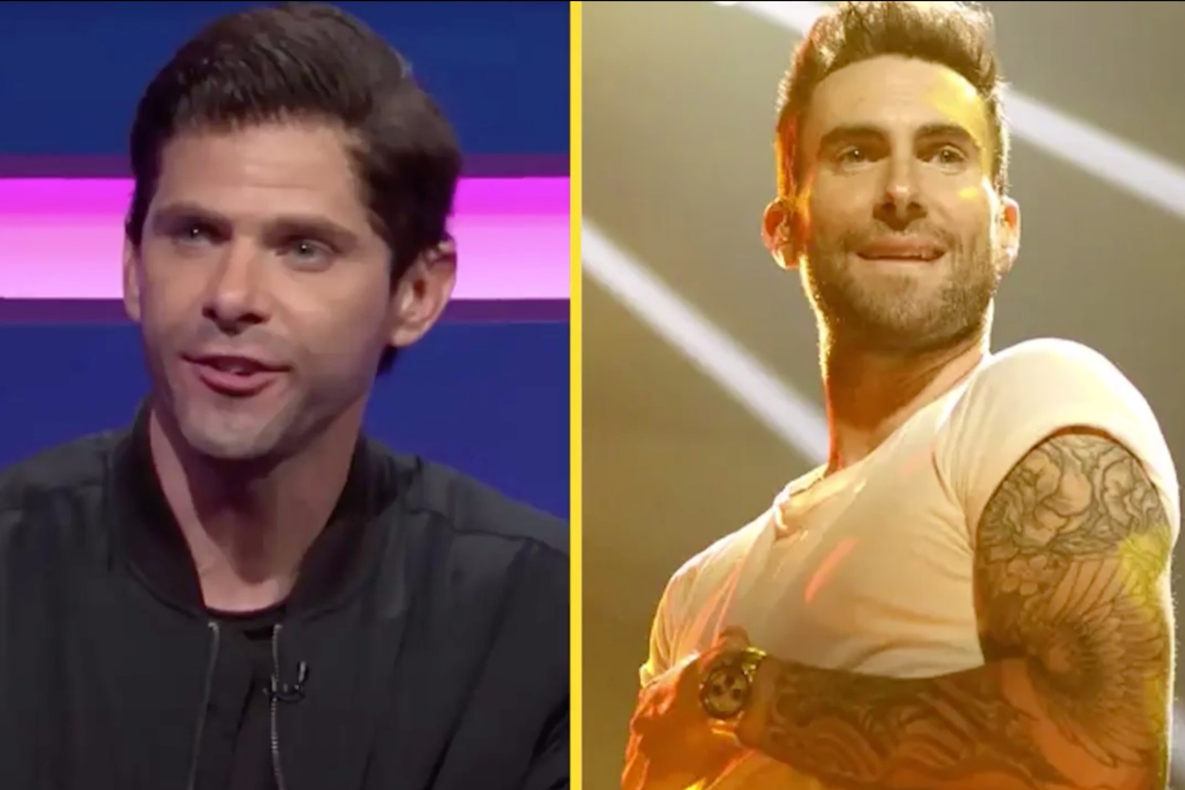 Adam Levine bi che gieu tren song truyen hinh hinh anh