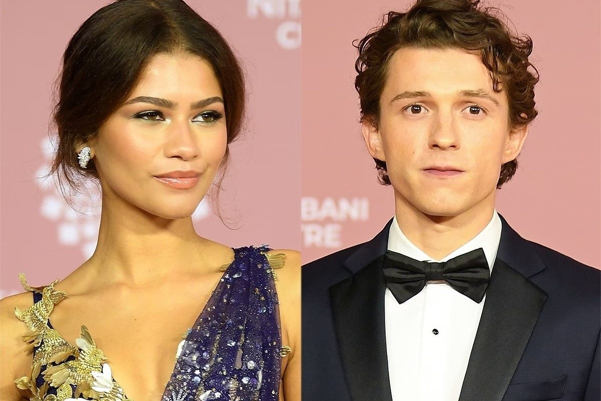 'Nguoi Nhen' Tom Holland va ban gai ne chup anh chung hinh anh