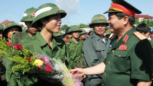 Cho dong tien thay nghia vu quan su hinh anh