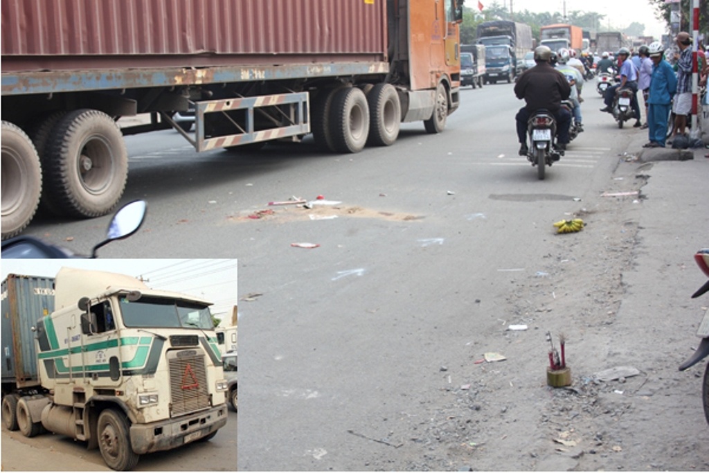 Nu cong nhan vua sinh con chet tham tren duong di lam hinh anh