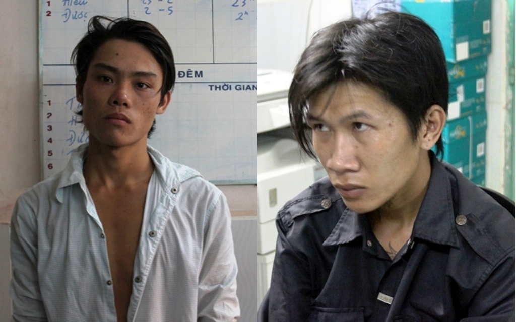 Canh sat dac nhiem no sung tom hai ten cuop giua duong hinh anh