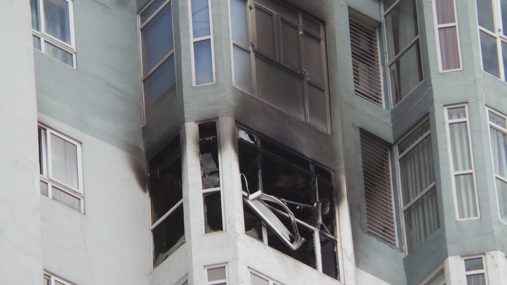 Chay tang 22 cao oc Sai Gon, tram nguoi thao chay hinh anh