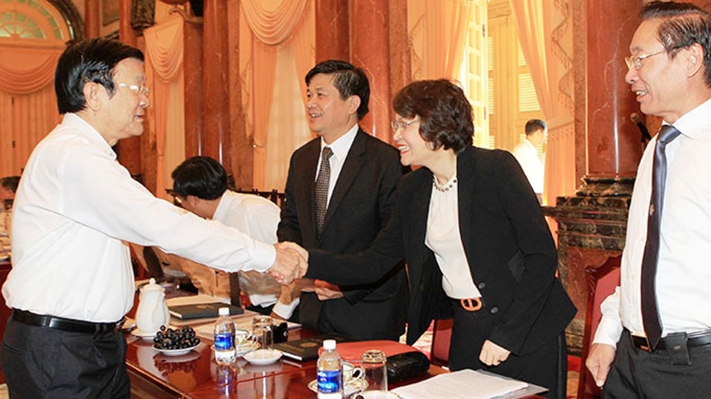 Chu tich nuoc: Bao ve cong ly la bao ve uy tin che do hinh anh