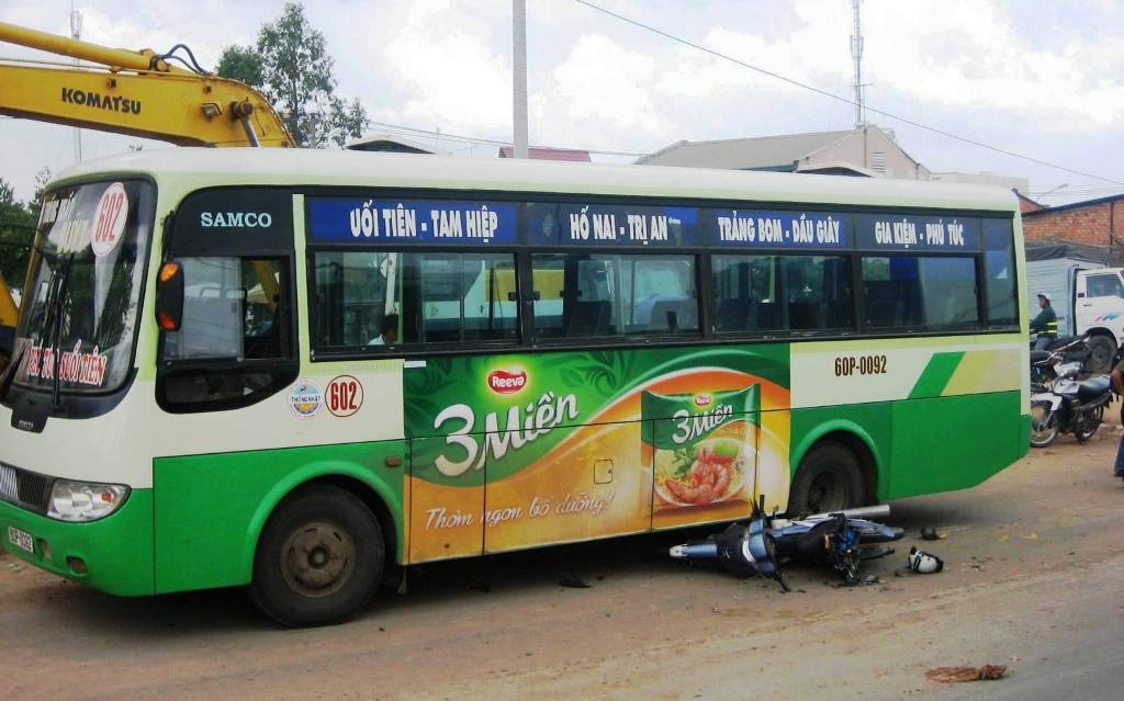 Vụ tai nạn xảy ra vào sáng ngày 2/8 trên quốc lộ 1A, đoạn gần ngã ba Tân Vạn, khu phố Quyết Thắng, phường Bình Thắng, thị xã Dĩ An, tỉnh Bình Dương.