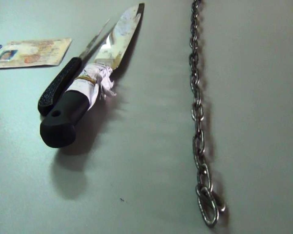 Hung khí cả hai sử dụng để cướp xe ôm vào đêm 1/9.